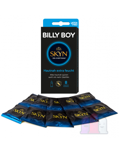 Billy Boy SKYN Hautnah extrafeucht 8-pack kondomer