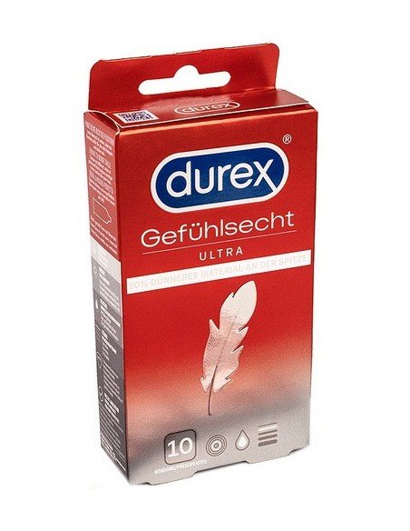 Durex Gefuhlsecht Ultra 10-pack