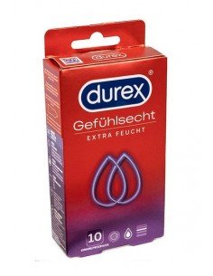 Durex Gefuhlsecht Extra Feucht 10-pack