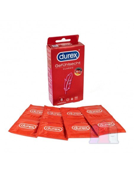 Durex Gefuhlsecht Classic 8 St. Kondomer