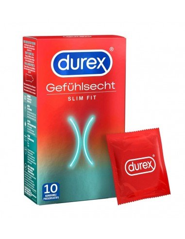 Durex Gefühlsecht Slim Fit kondom 10-pack