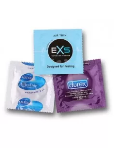 En Uppsättning Av Tunna Kondom 20 St. 2