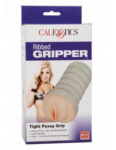 Calexotics Ribbed Gripper Tight Pussy Grip realistisk lösvagina