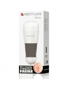 Pretty Love Kitty White masturbator
