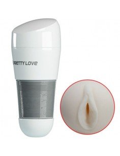 Pretty Love Kitty White masturbator 2