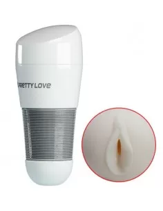 Pretty Love Kitty White masturbator 2