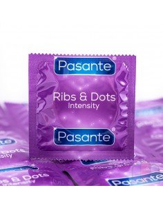 Pasante Intensity Ribs & Dots kondomer