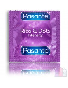 Pasante Intensity Ribs & Dots kondomer 2