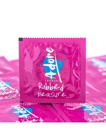 Adore Ribbed kondomer