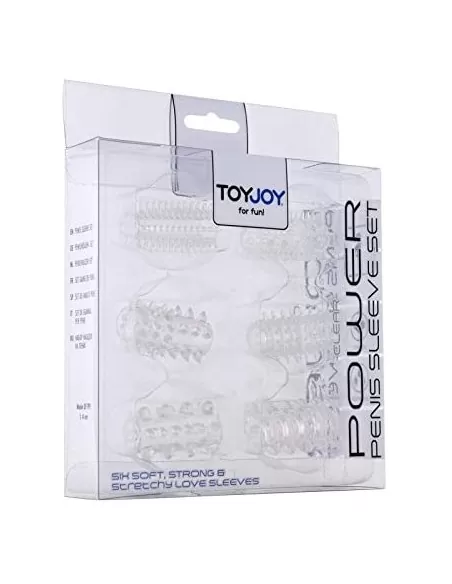 Power Penis Sleeve Set Clear