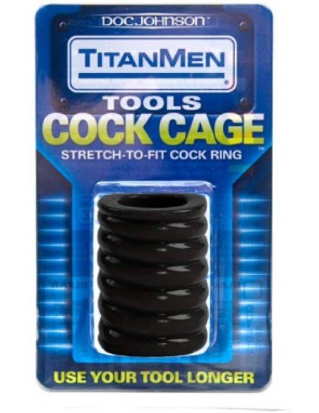 Titan Men cock cage penisringar