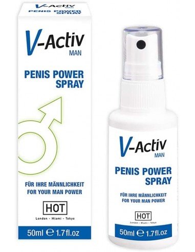 HOT V-Activ Penis Power Spray for Men, 50 ml